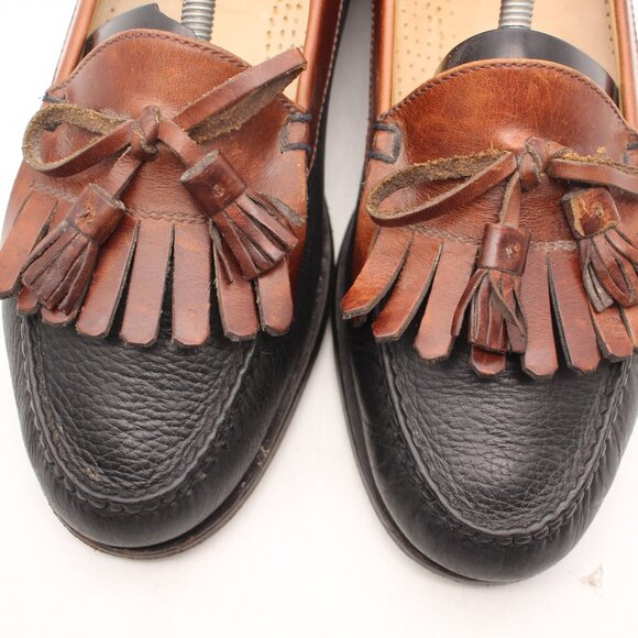 Cole Haan Country Men’s Size 11 D Black/Brown Leather Kiltie Slip On Loafers main image 7